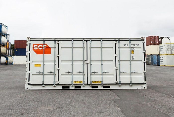 SCF's shipping container range